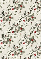 Christmas Holly Background Paper 3