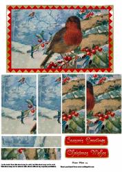 The Christmas Robin Side Stacker
