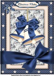 Bells in Blue A4 Card Front