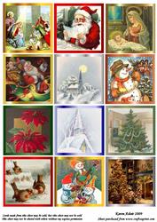 Vintage Christmas Toppers