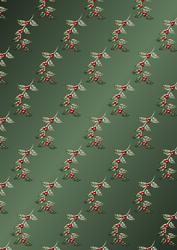 Christmas Floral Background Paper