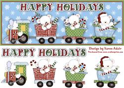 The Polar Express Large Dl Card with Step by Step