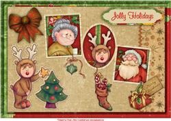 The Claus Family Album A4 Card Front