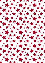 Stars in Red Background Paper