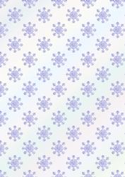 Snowflakes in Blue Background Paper