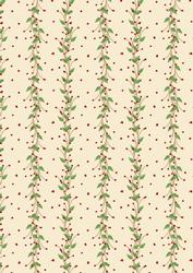 Christmas Berries Background Paper