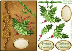 Christmas Leaves and Berries