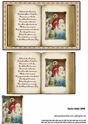 Nativity Book Card