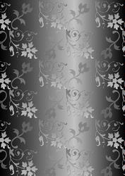 Black Metallic Floral Embossed Background Paper