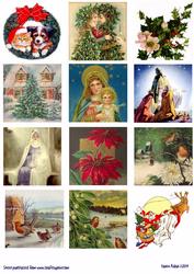 Vintage Christmas Toppers
