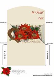 Christmas Poinsettia Money and Gift Voucher Wallet