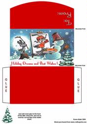 Snowman Money and Gift Voucher Wallet