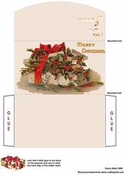 Christmas Gift and Holly Money and Gift Voucher Wallet