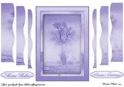 A Winter's Dawn - Wavy Edge Side Stacker