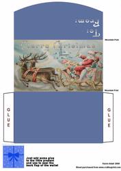 Vintage Santa Money and Gift Voucher Wallet