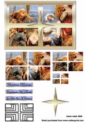 The Nativity - Quadramid Card Front