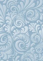 Palm Leaves Background Paper in Aqua