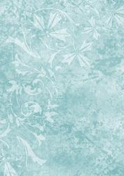 Floral Elegance Background in Aqua