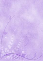 Leafy Fronds A4 Background Paper - Lavender