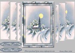Christmas Carol Service Zig-zag Edge Side Stacker