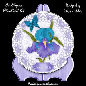 Iris Elegance Plate Card Kit