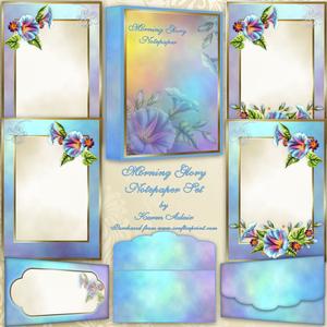 Morning Glory Notepaper Set