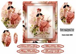 Pink Lady Pyramid Card Front