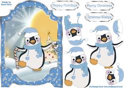 The Penguin Christmas Party Screen Card