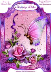 Roses Romantica A4 Screen Card