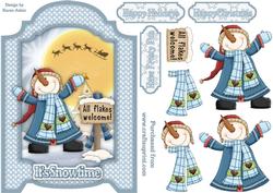 Frosty Screen Card