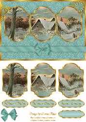 A Winters Tale Card Front with Step by Step