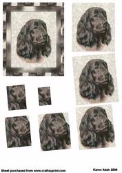 Field Spaniel Spiral Pyramid Topper