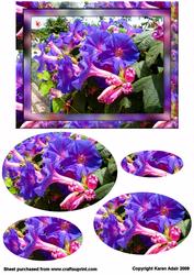 Beautiful Blooms Pyramid Card Front