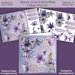 Wynter Lilies & Butterflies Mini-kit
