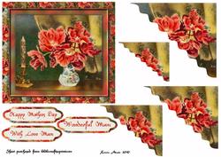 Poppies Wavy Corner Stacker