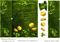 Shamrock - Square Card with Step by Step