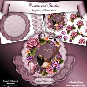 Enchanted Garden Scallop Wobble Card Mini Kit