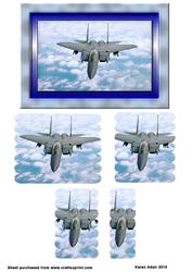 Jet Fighter Wavy Centre Stacker