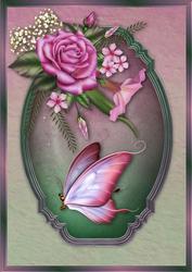 Pink Delight A4 Card Front