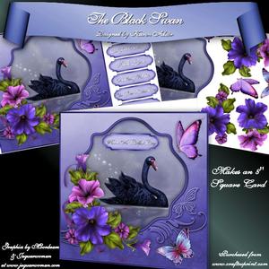 The Black Swan 8" Square Card Mini-kit