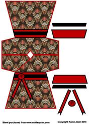 Peace Kimono Shaped Card