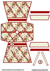 Beauty Kimono Shaped Card 4