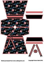 Beauty Kimono Shaped Card 6