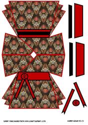 Love Kimono 7 Shaped Card