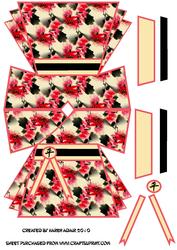 Love Kimono 8 Shaped Card