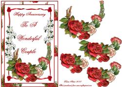 Roses and Apple Blossom