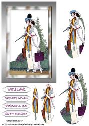 Art Deco Ladies on the Town