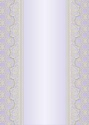 Vintage Lace Panel A4 Background - Lilac