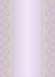 Vintage Lace Panel A4 Background - Purple