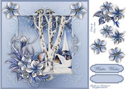 Wynter Church 8" Card Topper with Step by Step